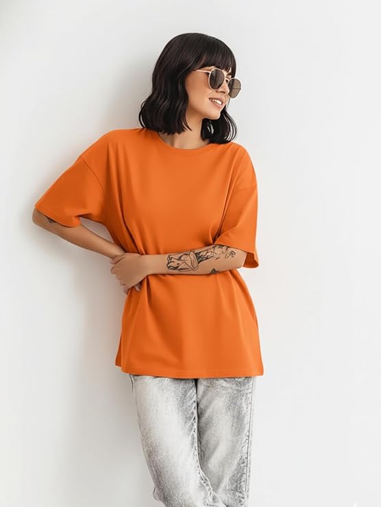 Oversized Plain Orange