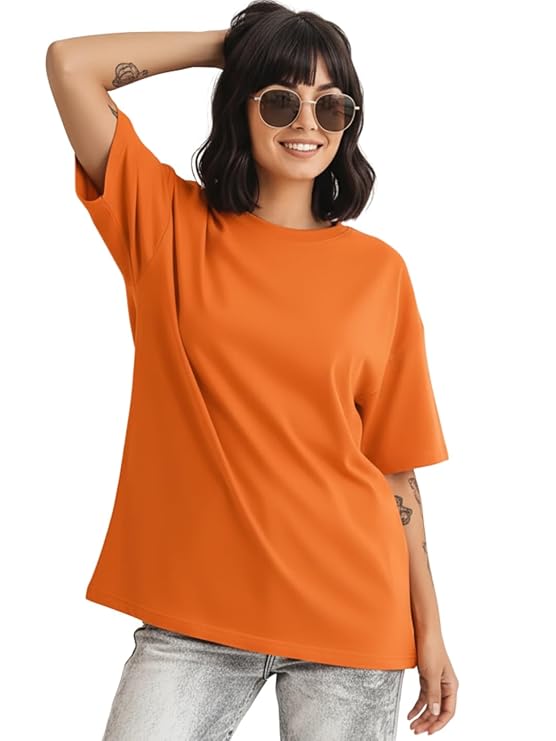 Oversized Plain Orange