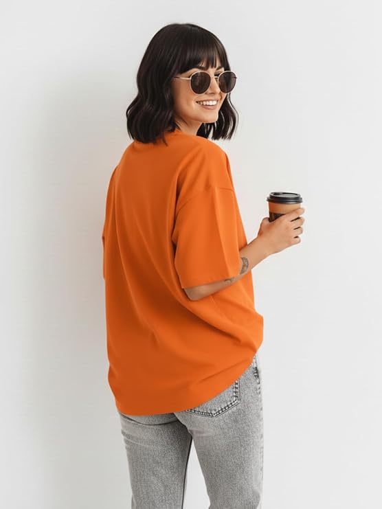 Oversized Plain Orange