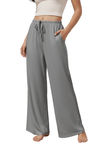 Women Wide Leg Palazzo Rayon Pants