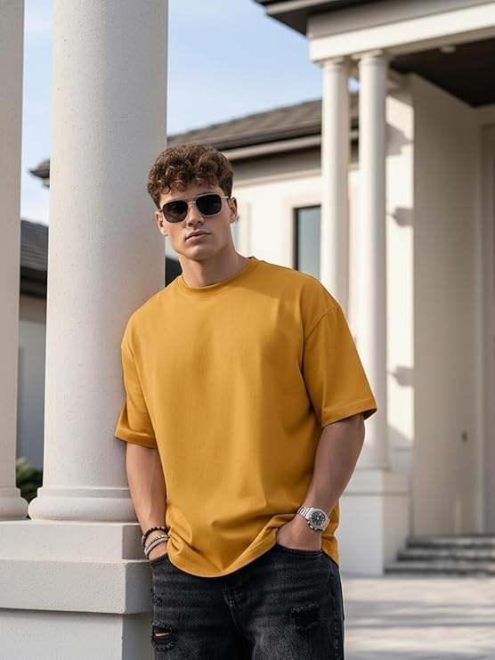 Oversized Plain Mustard