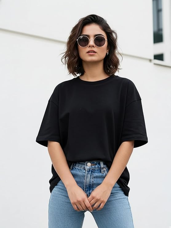 Oversized Plain Black