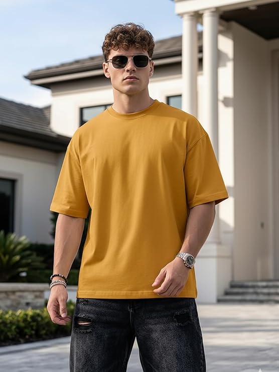Oversized Plain Mustard
