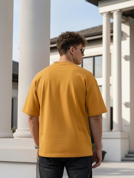 Oversized Plain Mustard