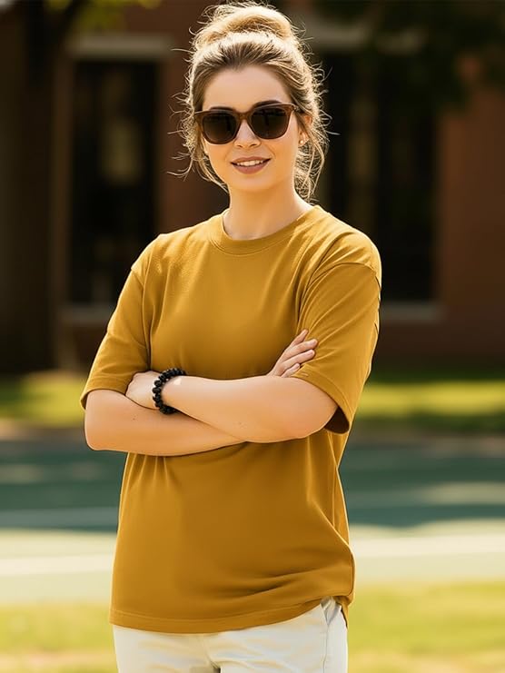 Oversized Plain Mustard