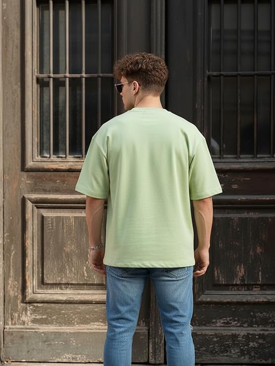 Oversized Plain Tea Green