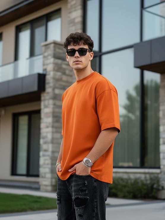 Oversized Plain Orange