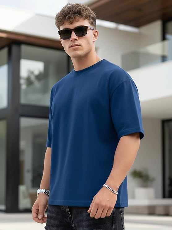 Oversized Plain Royal Blue