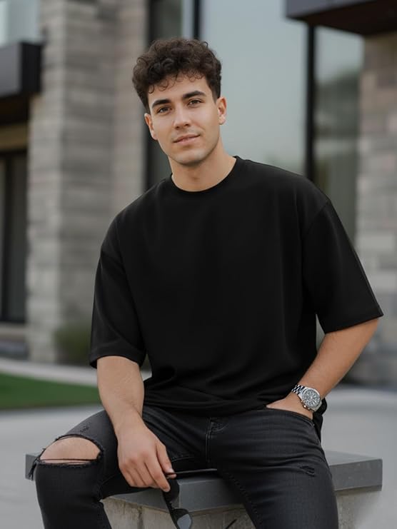 Oversized Plain Black